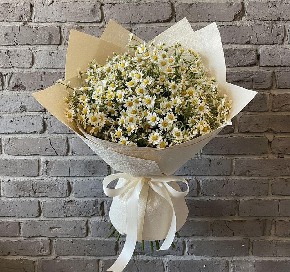 Букет цветов из: Ромашки в Михайловке Приморский край