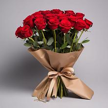 Букет 21 Красная роза Эдлесс Лав в Михайловке Приморский край