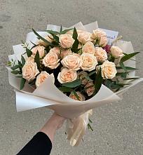 Букет Кремовые розы Латте #REPLACE_PRED# Михайловке Приморский край