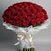 Букет 101 Красная роза Блэк Мэджик в Михайловке Приморский край