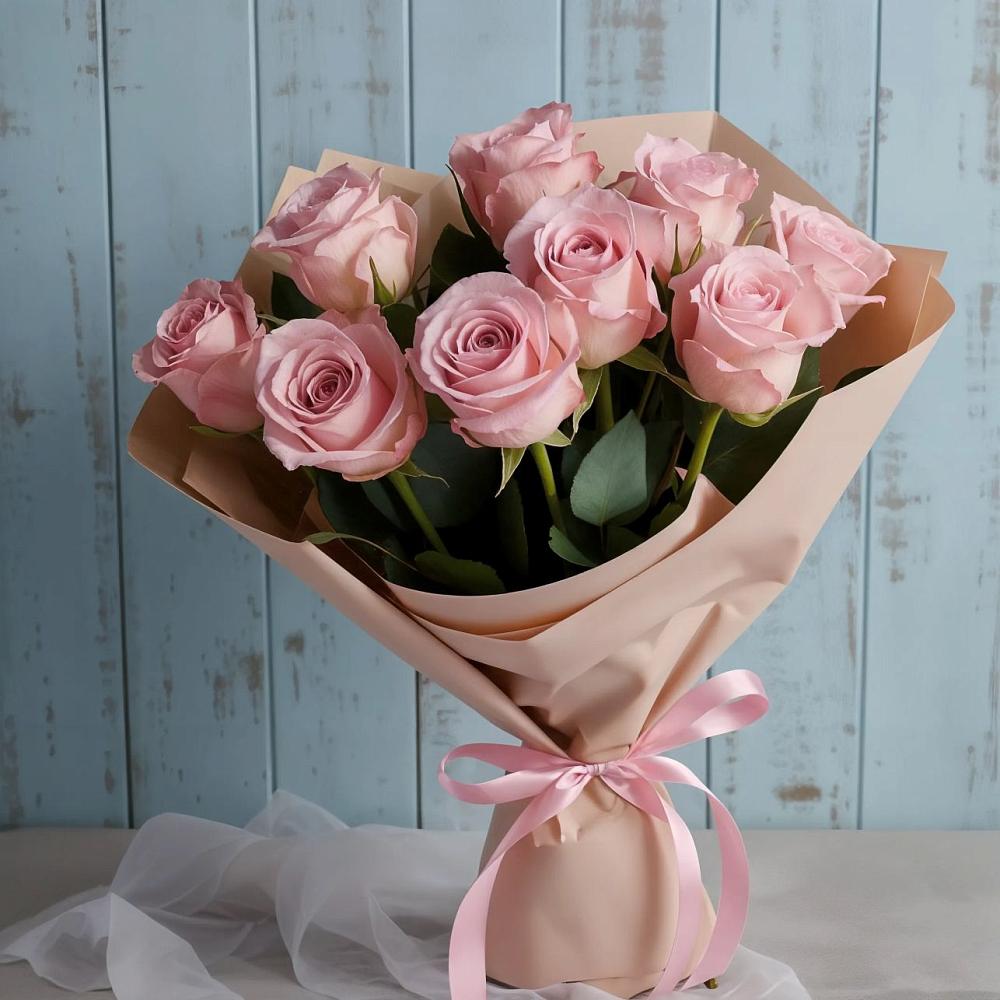 Букет цветов из: Розы в Михайловке Приморский край