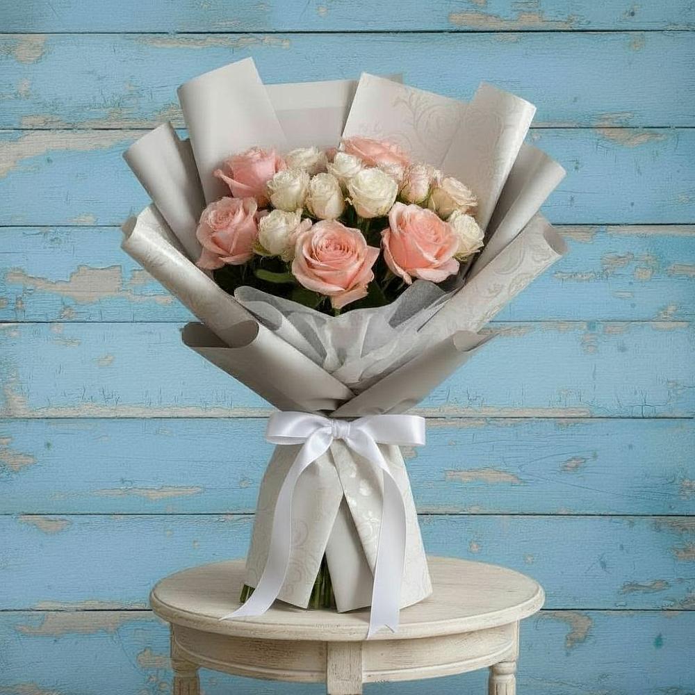 Букет цветов из: Розы в Михайловке Приморский край