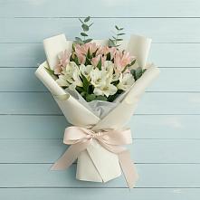 Букет цветов из:  Альстромерии в Михайловке Приморский край
