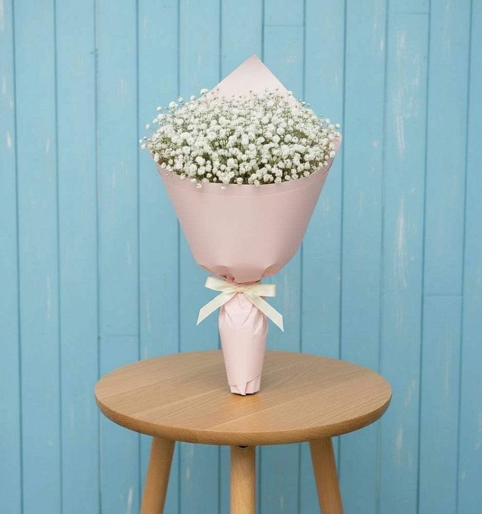 Букет цветов из: Гипсофила в Михайловке Приморский край