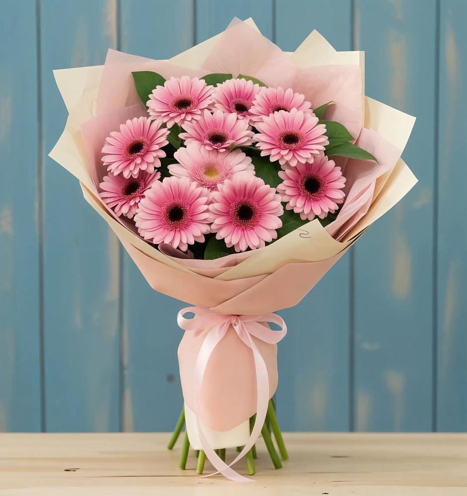 Букет цветов из: Герберы в Михайловке Приморский край