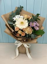 Букет цветов из:  Герберы и Хризантемы в Михайловке Приморский край