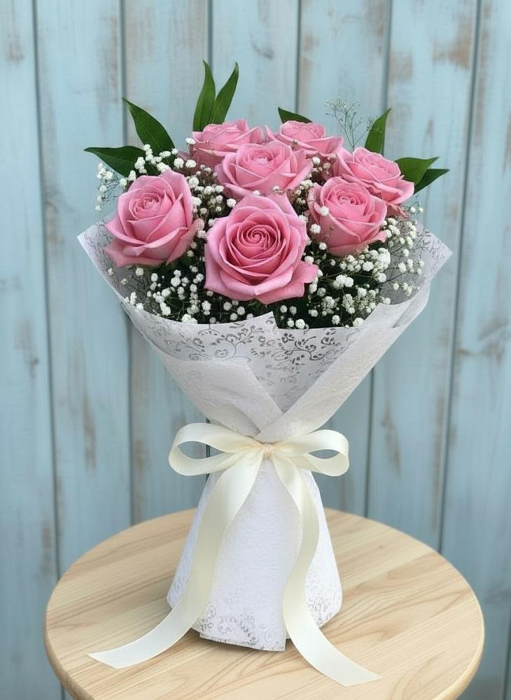 Букет цветов из: Розы в Михайловке Приморский край
