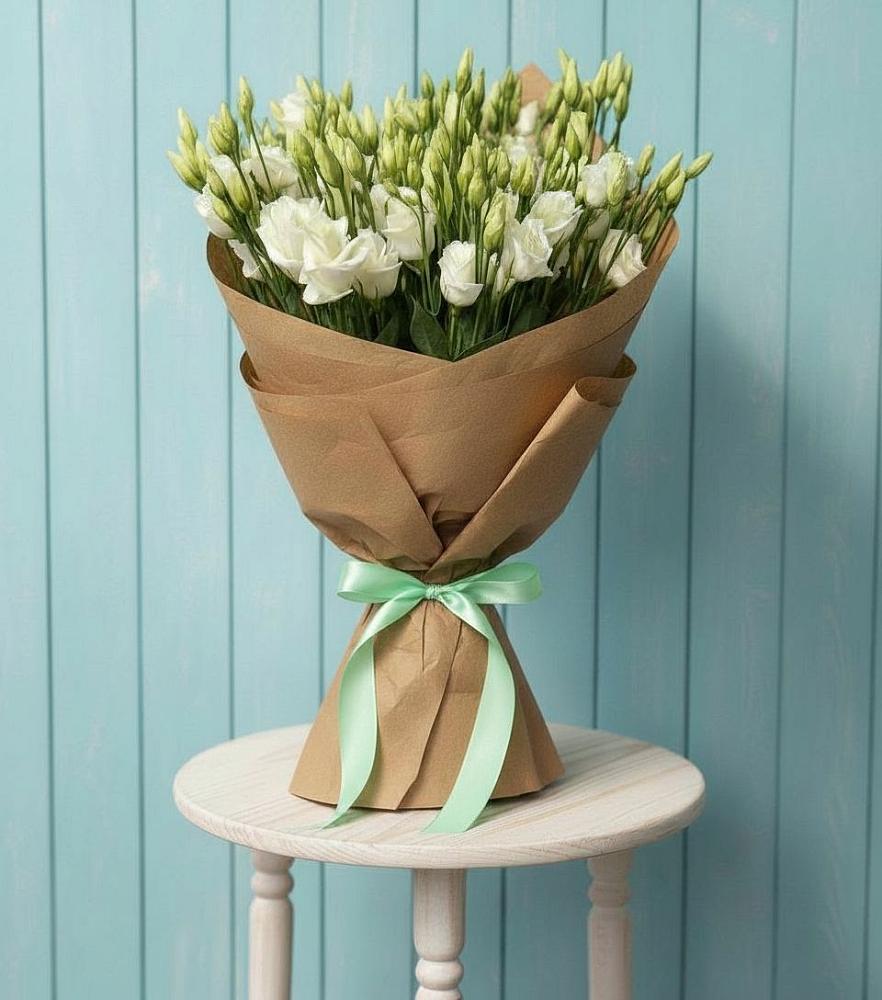 Букет цветов из: Лизиантусы в Михайловке Приморский край