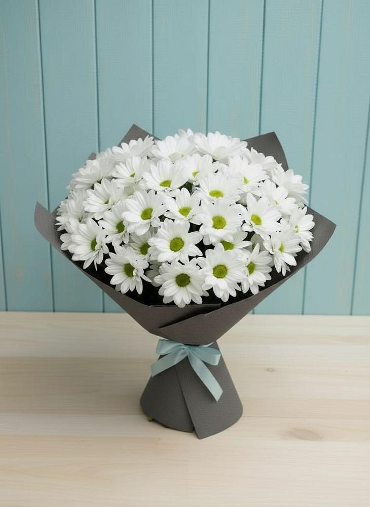 Букет цветов из: Хризантемы в Михайловке Приморский край