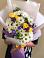 Букет цветов из: Ирисы, Хризантемы и Розы в Михайловке Приморский край