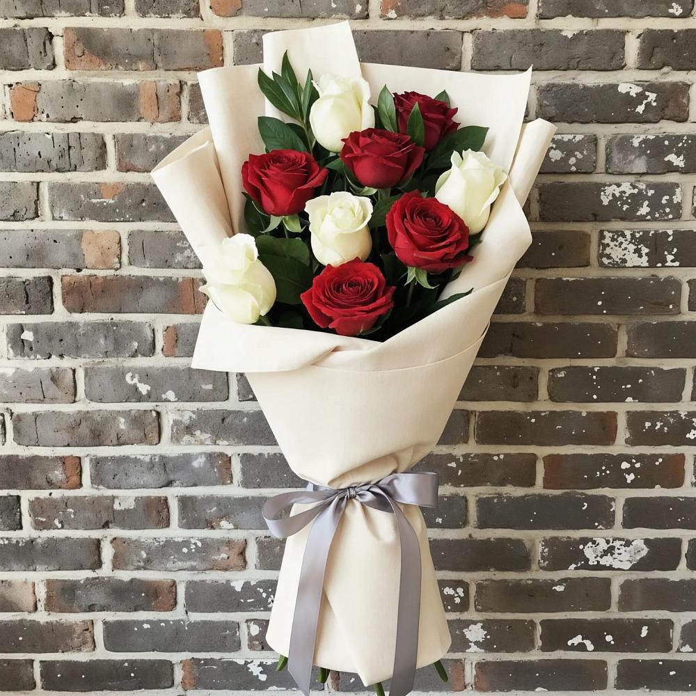 Букет цветов из: Розы в Михайловке Приморский край