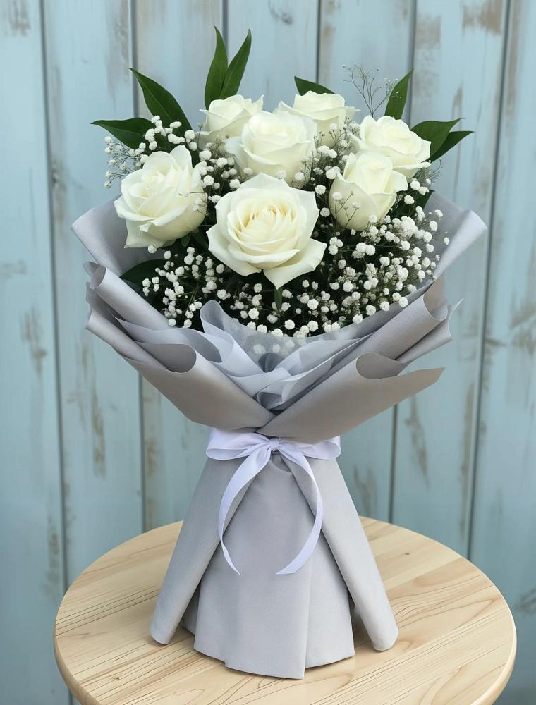 Букет цветов из: Розы в Михайловке Приморский край