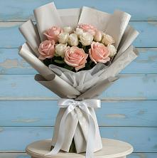 Букет цветов из:  Розы в Михайловке Приморский край