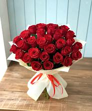 Букет 29 Красных роз в Михайловке Приморский край