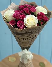 Букет цветов из:  Розы в Михайловке Приморский край