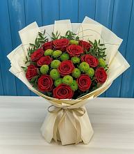 Букет цветов из:  Розы и Хризантемы #REPLACE_PRED# Михайловке Приморский край