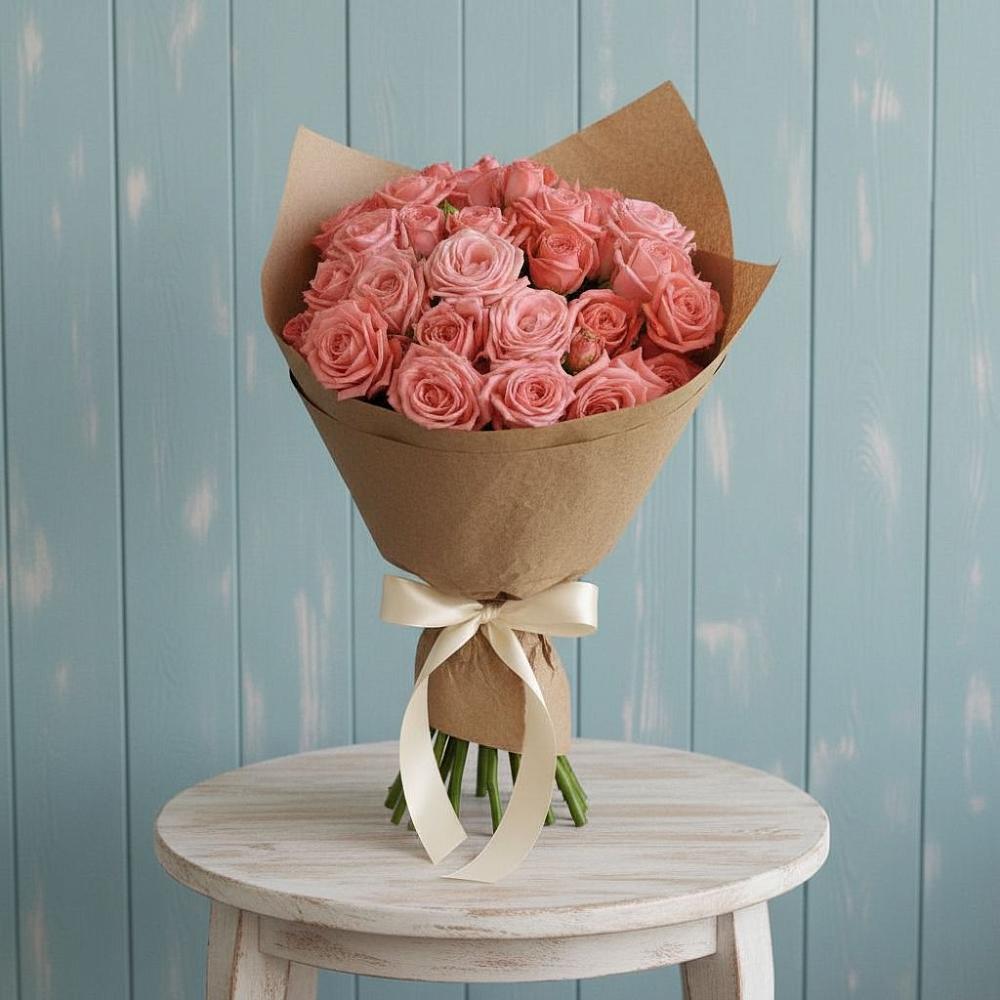 Букет цветов из: Розы в Михайловке Приморский край