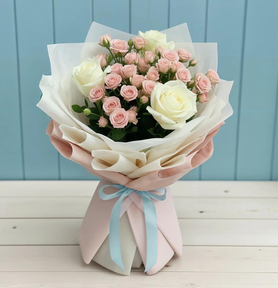 Букет цветов из: Розы в Михайловке Приморский край