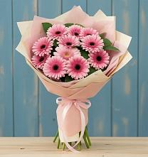 Букет цветов из:  Герберы в Михайловке Приморский край
